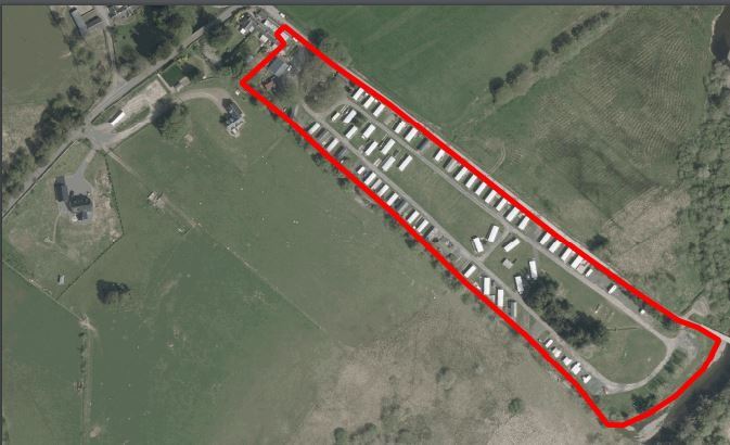 Honey Cottage Caravan Park, Selkirk for sale Aerial- Image 1 of 1