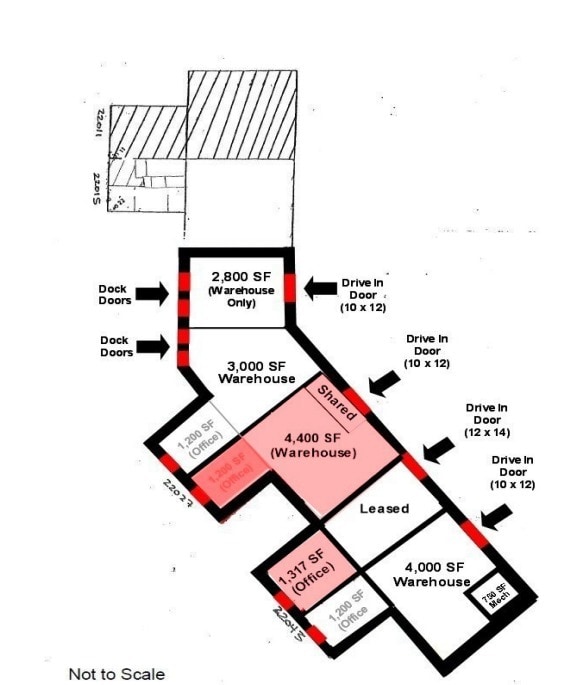 22011-22043 Industrial Blvd, Rogers, MN to rent Floor Plan- Image 1 of 1