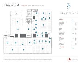 777 Industrial Rd, San Carlos, CA for rent Floor Plan- Image 2 of 4