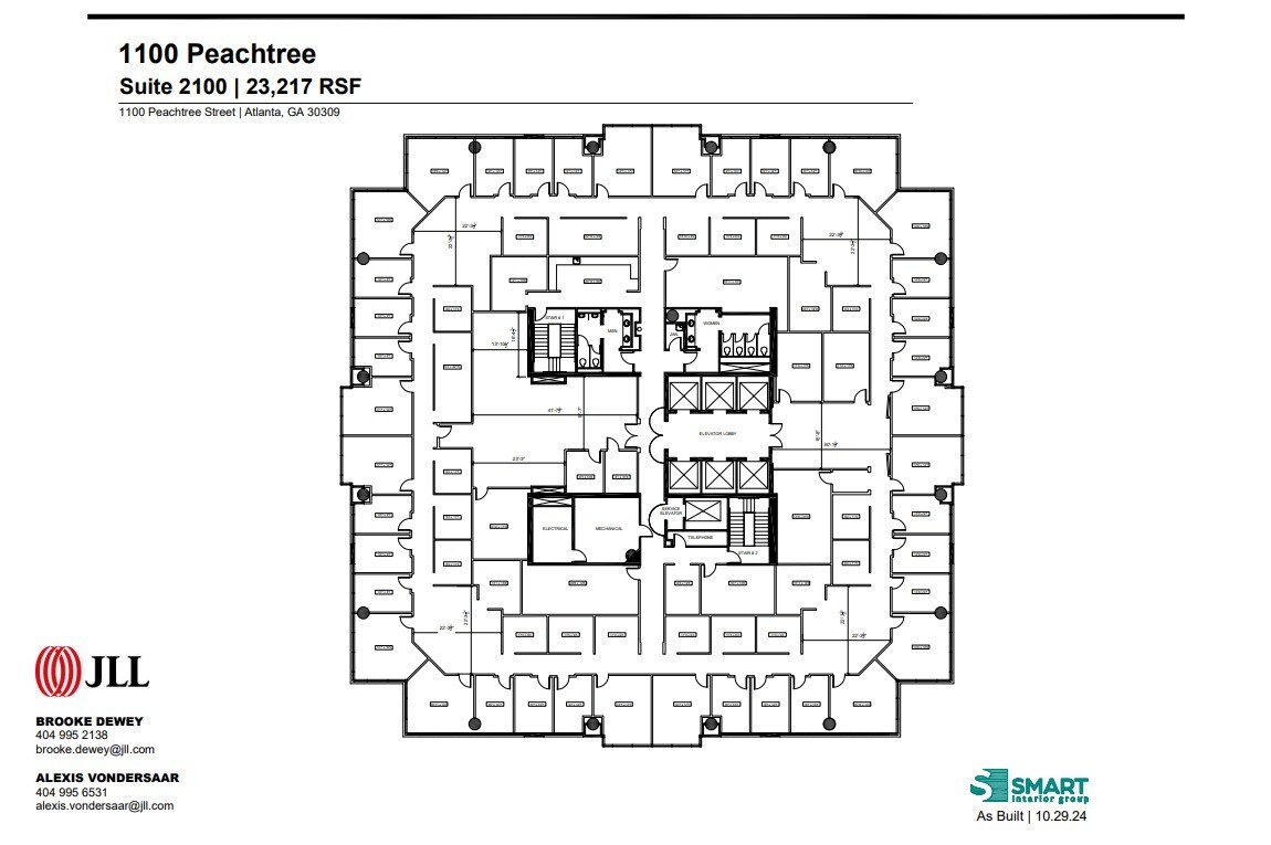 1100 Peachtree St NE, Atlanta, GA to rent Floor Plan- Image 1 of 1