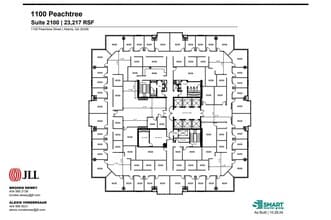 1100 Peachtree St NE, Atlanta, GA to rent Floor Plan- Image 1 of 1