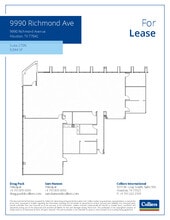 9990 Richmond Ave, Houston, TX to rent Floor Plan- Image 2 of 2