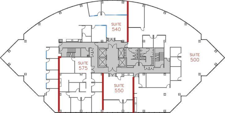 4660 La Jolla Village Dr, San Diego, CA to rent Floor Plan- Image 1 of 1