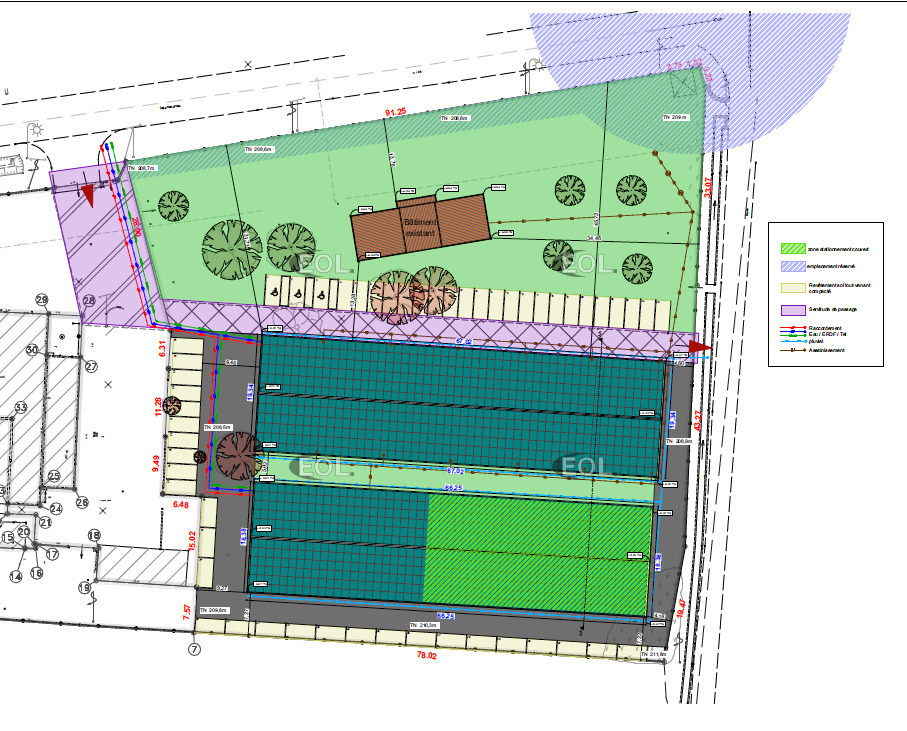 Light Industrial in Meyrargues for sale Site Plan- Image 1 of 3
