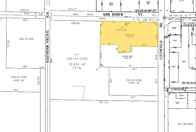 250 N Litchfield Rd, Goodyear, AZ for rent - Plat Map - Image 2 of 12