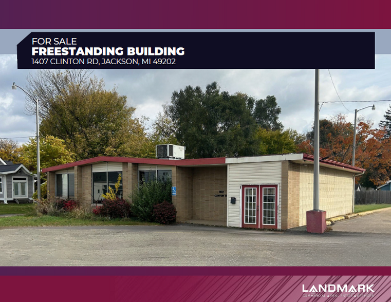 1407 Clinton Rd, Jackson, MI for sale - Building Photo - Image 1 of 7