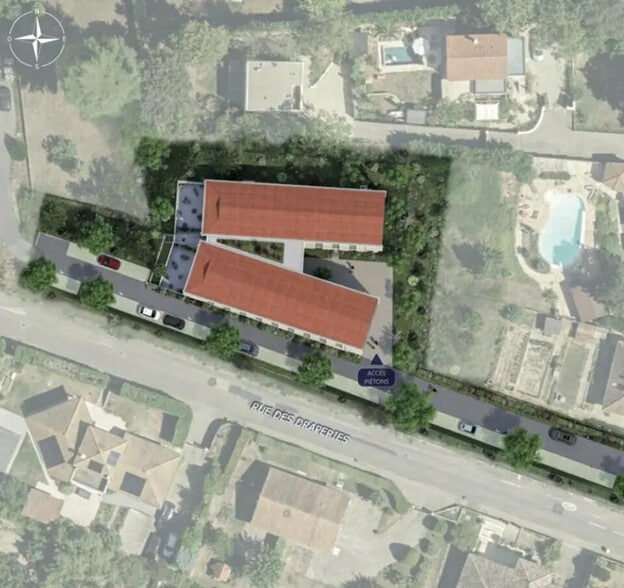 Office in Saint-Cyr-au-Mont-d'Or to rent - Aerial - Image 2 of 6