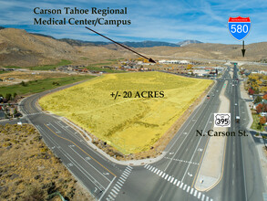 0 N Carson St, Carson City, NV for sale Aerial- Image 1 of 1