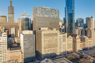 122 S Michigan Ave, Chicago, IL - AERIAL  map view