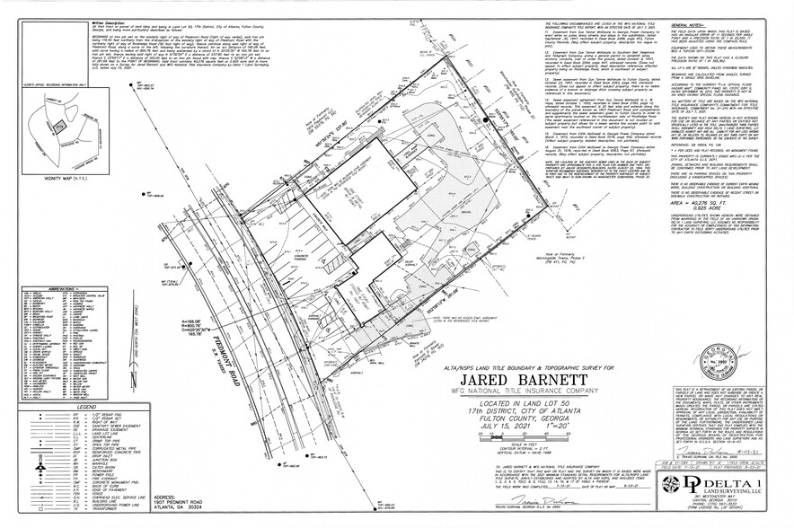 1913 NE Piedmont Rd, Atlanta, GA for rent - Site Plan - Image 1 of 12