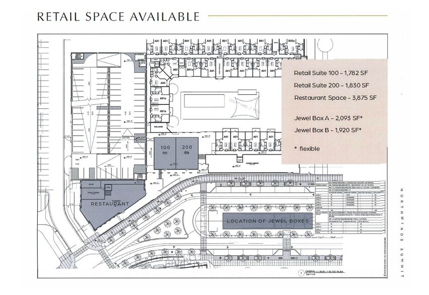 4000 & 6000 Summit Place, Alpharetta, GA for rent - Typical Floor Plan - Image 2 of 2