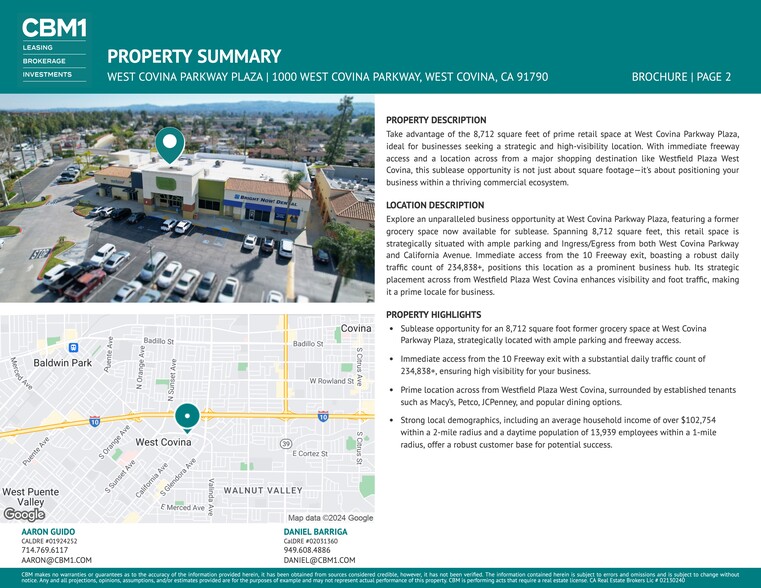 1000-1100 W West Covina Pky, West Covina, CA for rent - Building Photo - Image 2 of 8