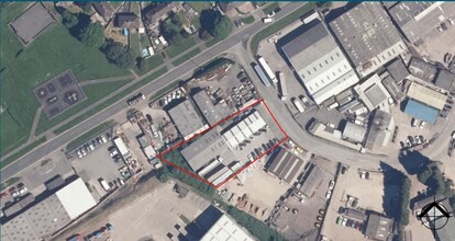 Unit 15 Turner Cres, Newcastle Under Lyme, STS - AERIAL  map view