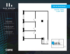 1211 W 22nd St, Oak Brook, IL to rent Floor Plan- Image 1 of 1