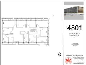 4801 W Peterson Ave, Chicago, IL for rent Floor Plan- Image 1 of 6