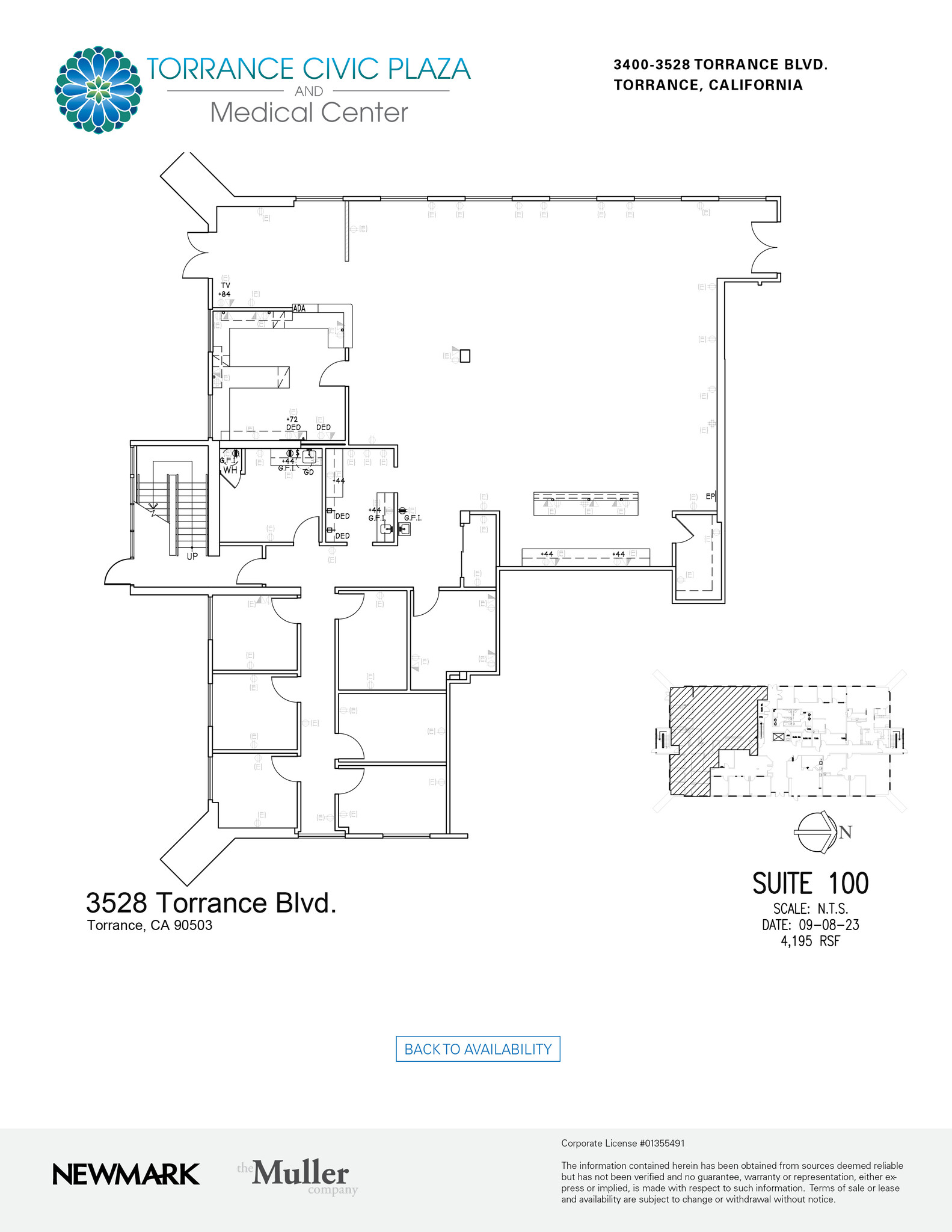 3400 Torrance Blvd, Torrance, CA for rent Floor Plan- Image 1 of 1