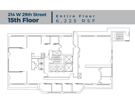 214 W 29th St, New York, NY for rent Floor Plan- Image 1 of 1