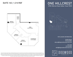 12700 Hillcrest Rd, Dallas, TX for rent Floor Plan- Image 1 of 1