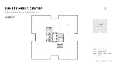 6255 W Sunset Blvd, Los Angeles, CA to rent Site Plan- Image 1 of 1