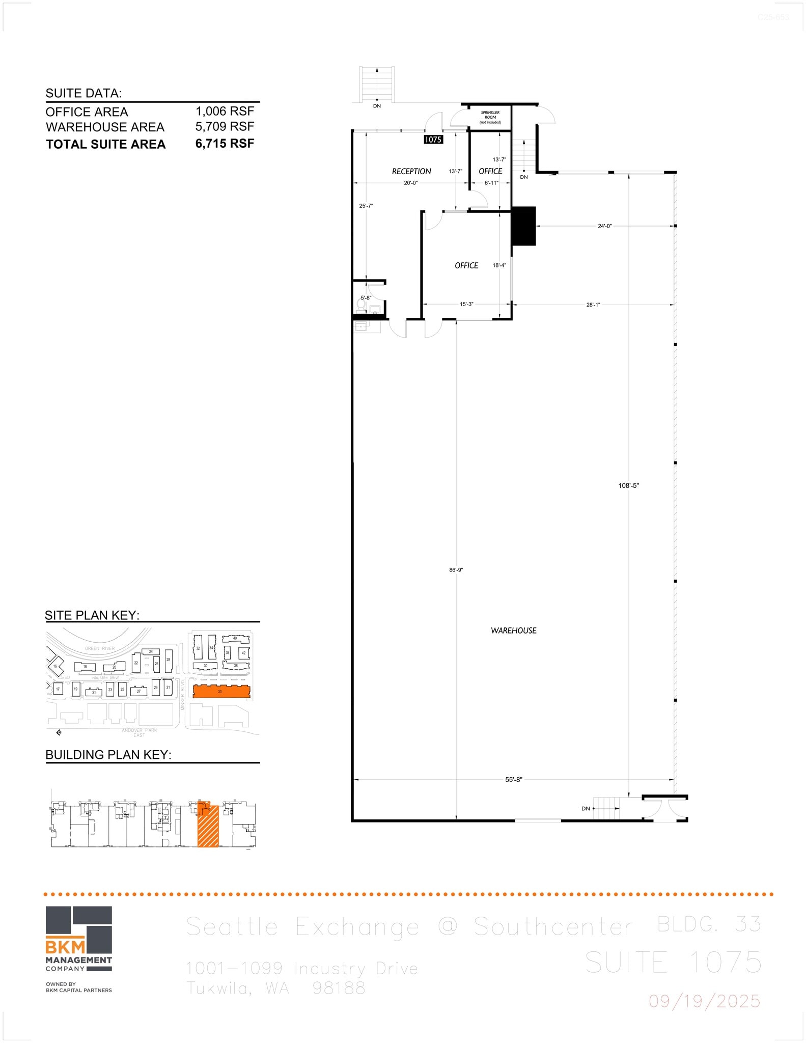 679-699 Strander Blvd, Tukwila, WA to rent Floor Plan- Image 1 of 1