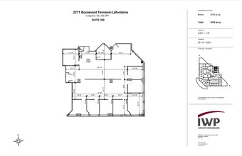 2271 Boul Fernand-Lafontaine, Longueuil, QC for rent Floor Plan- Image 1 of 5