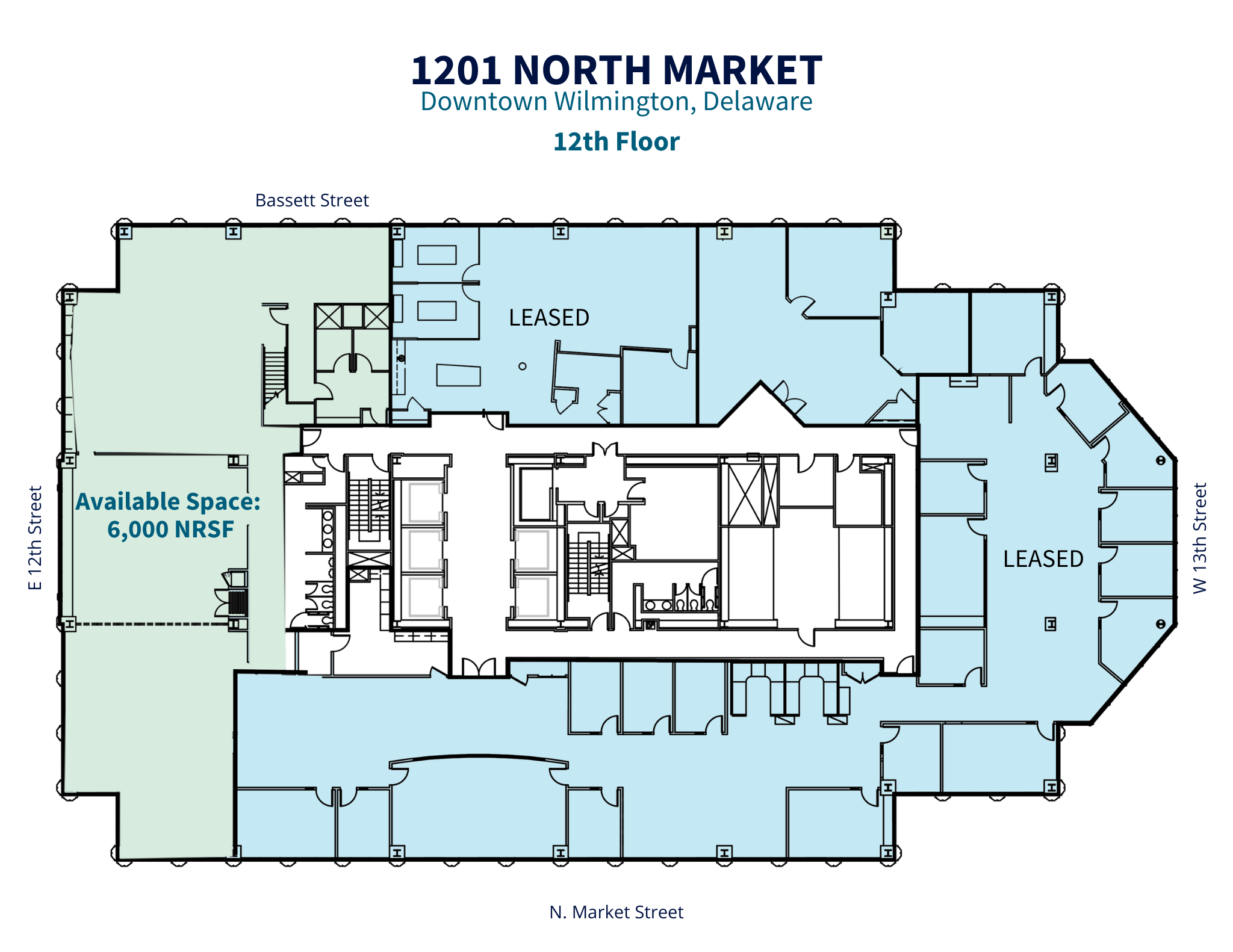 1201 N Market St, Wilmington, DE for rent Floor Plan- Image 1 of 1