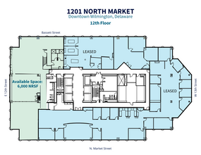 1201 N Market St, Wilmington, DE for rent Floor Plan- Image 1 of 1