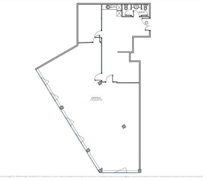 Office in Barcelona, BAR for rent - Site Plan - Image 1 of 5