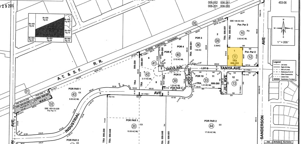 3506-3530 Tanya Ave, Hemet, CA for rent - Plat Map - Image 3 of 3