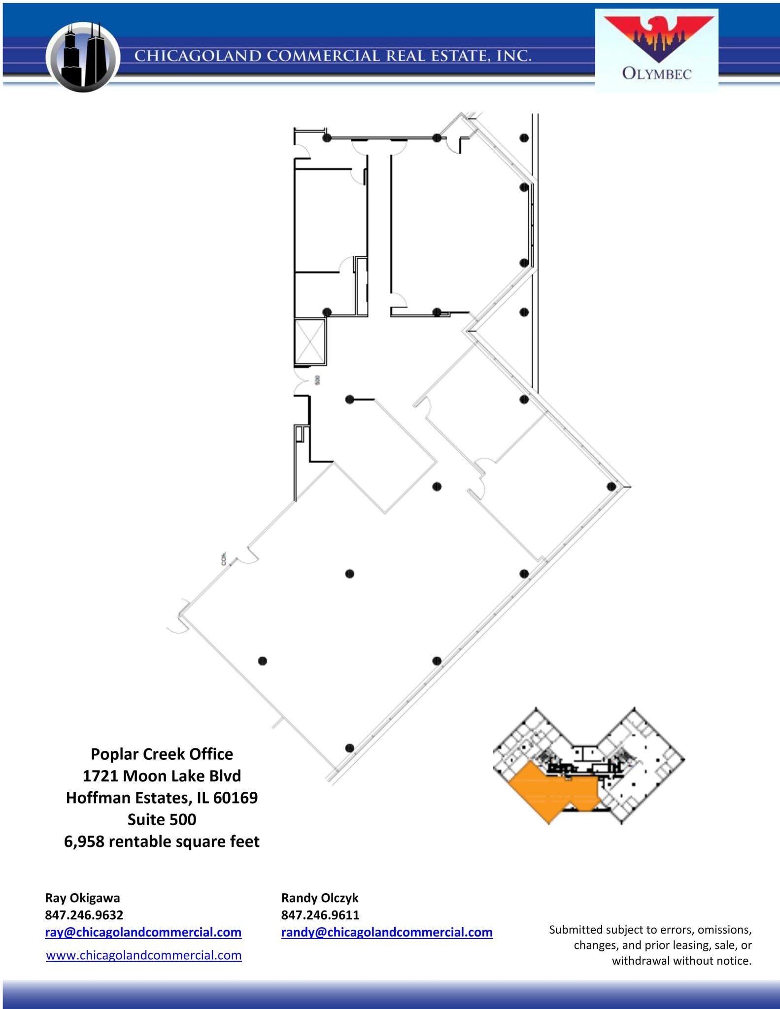 1721 Moon Lake Blvd, Hoffman Estates, IL to rent Site Plan- Image 1 of 3