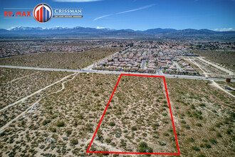 East Palmdale Blvd and 58th East Blvd, Palmdale, CA - aerial  map view