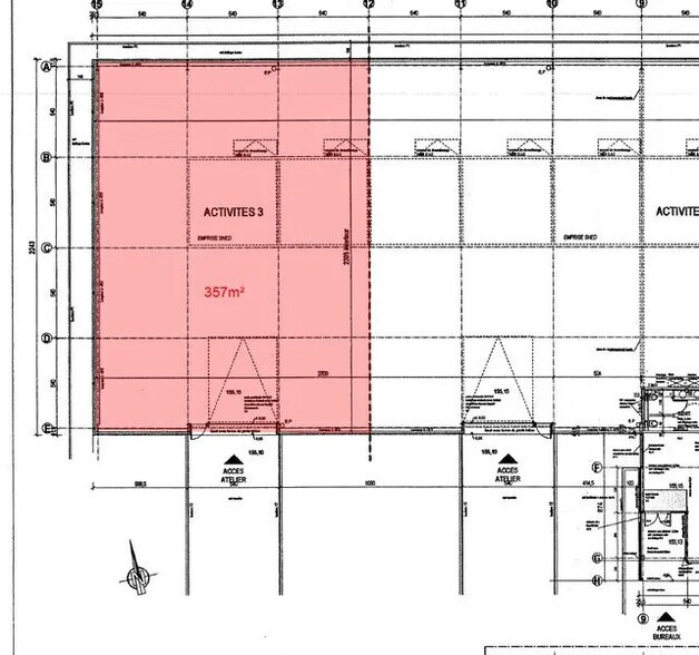 Office in Venelles to rent - Floor Plan - Image 3 of 13