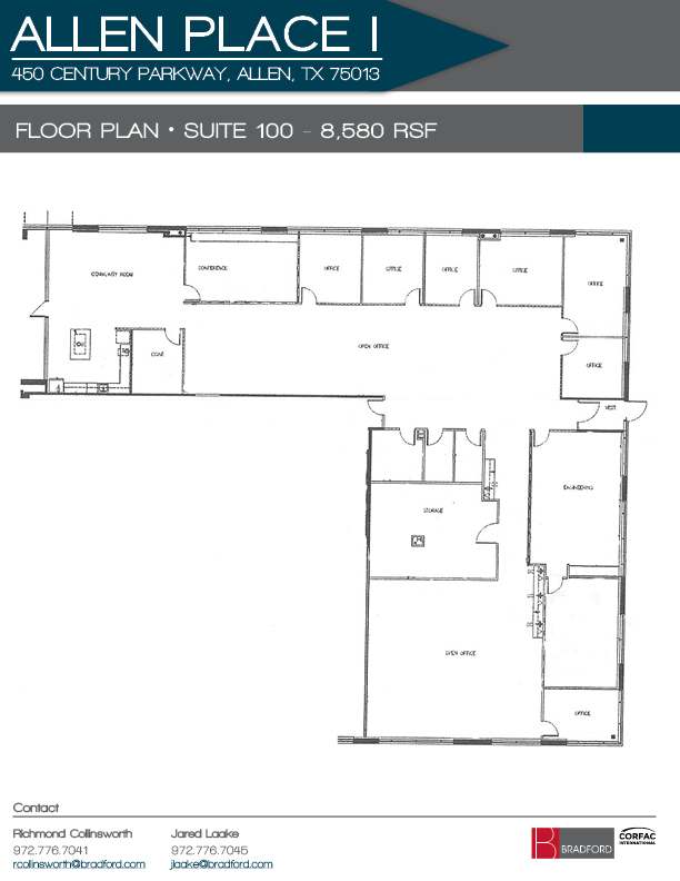 450 Century Pky, Allen, TX for rent Floor Plan- Image 1 of 1