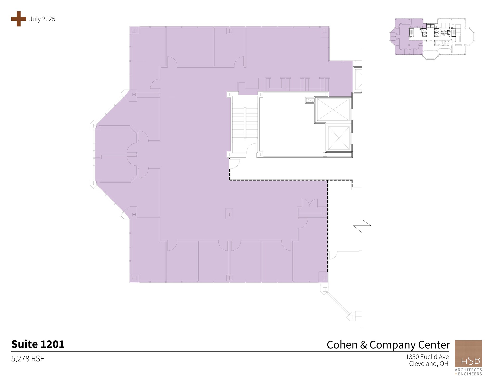 1350 Euclid Ave, Cleveland, OH to rent Site Plan- Image 1 of 1