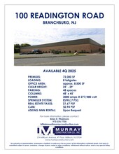 100 Readington Rd, Branchburg, NJ for rent Site Plan- Image 1 of 1