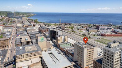 230 W Superior St, Duluth, MN - AERIAL  map view