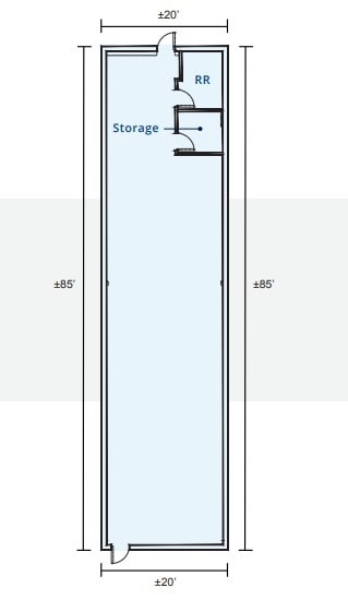 3810-3850 E Flamingo Rd, Las Vegas, NV to rent Floor Plan- Image 1 of 1