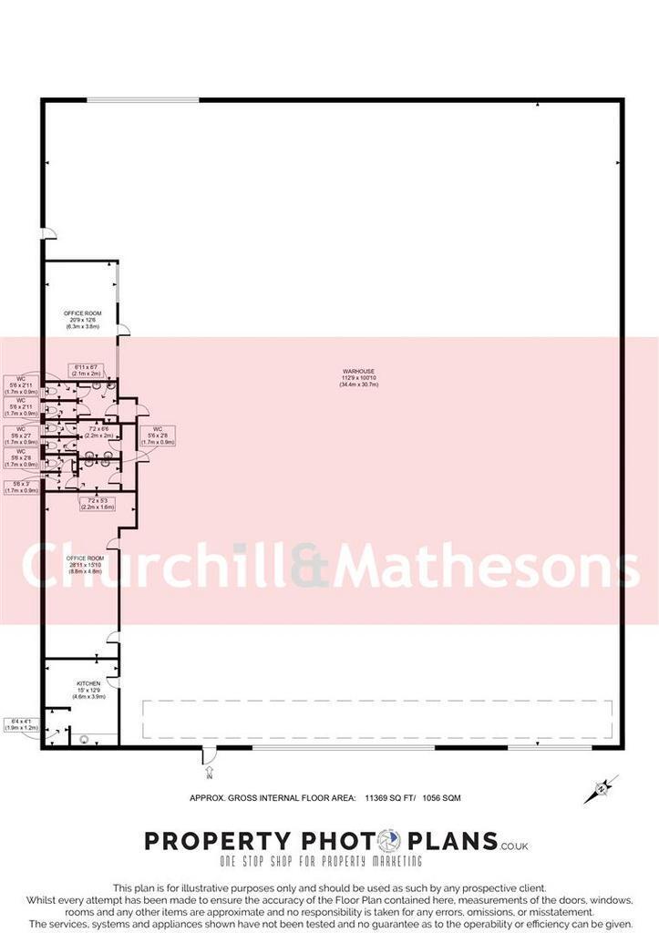 176A Park Ave, London for sale Floor Plan- Image 1 of 1