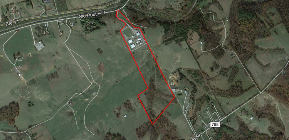 6698 Old Route 11, Radford, VA for sale - Aerial - Image 1 of 1