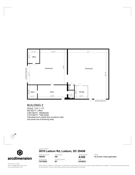 3806-3816 Ladson Rd, Ladson, SC for rent - Site Plan - Image 3 of 33