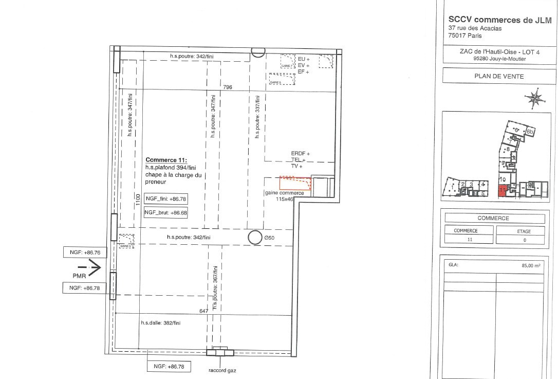 8 Place Du Bien Etre, Jouy-le-Moutier to rent Floor Plan- Image 1 of 9
