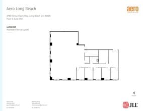 3900 Kilroy Airport Way, Long Beach, CA to rent Floor Plan- Image 1 of 1
