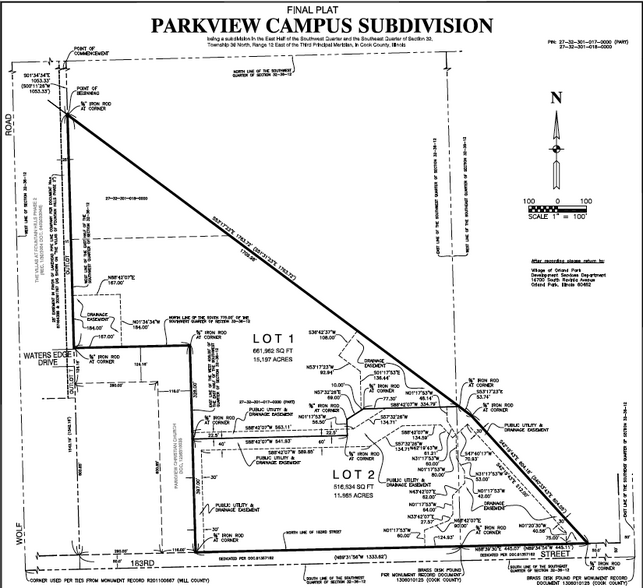 10750 W 183rd St, Orland Park, IL for sale - Site Plan - Image 2 of 2