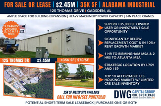 More details for 125 Thomas Dr, Gadsden, AL - Industrial for Sale