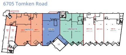 6705 Tomken Rd, Mississauga, ON for rent Floor Plan- Image 1 of 1