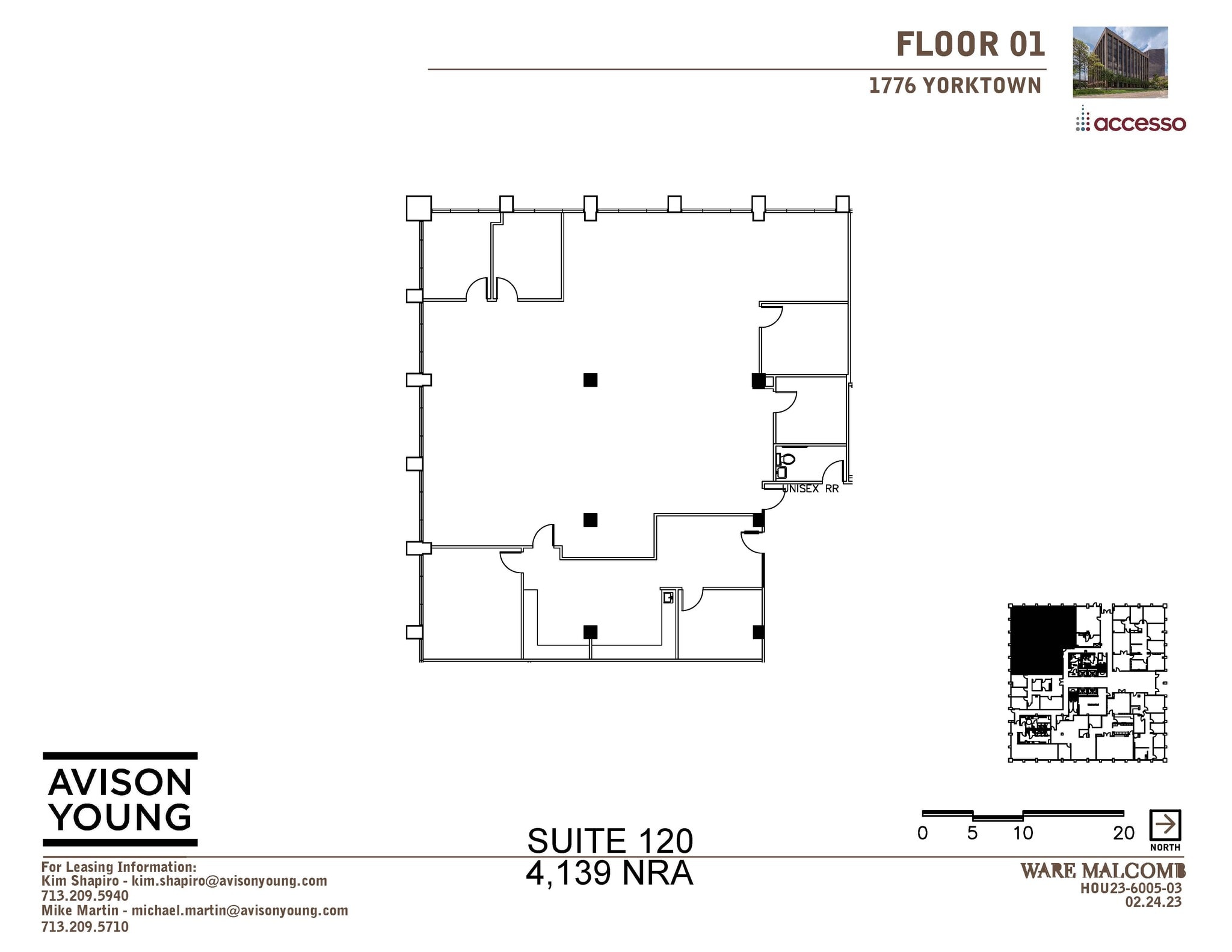 1776 Yorktown St, Houston, TX to rent Floor Plan- Image 1 of 1