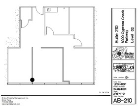 8300 Cypress Creek Pky, Houston, TX for rent Floor Plan- Image 1 of 1