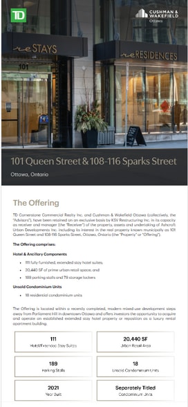 101 Queen Street & 108-116 Sparks Street portfolio of 3 properties for sale on LoopNet.co.uk - Other - Image 3 of 3