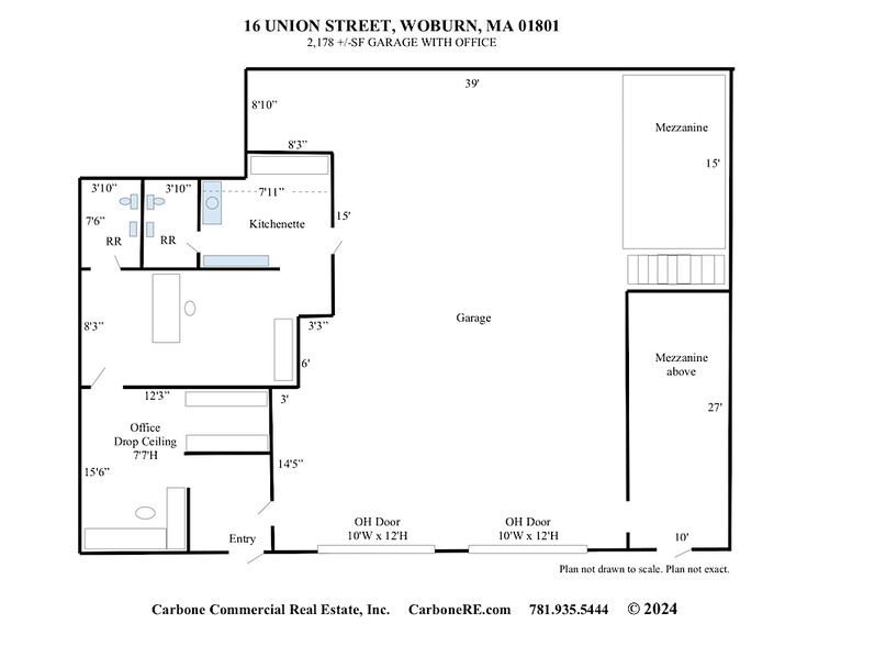 16 Union St, Woburn, MA for rent - Floor Plan - Image 2 of 16