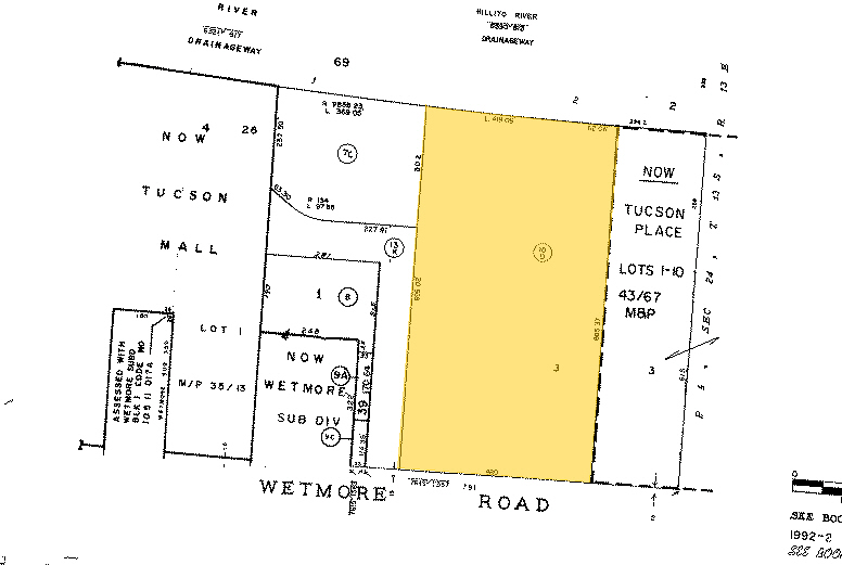 333 E Wetmore Rd, Tucson, AZ for rent - Plat Map - Image 2 of 6